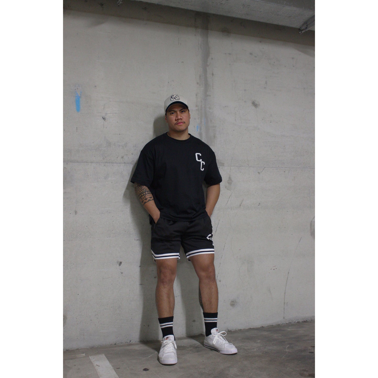 Black Unisex Dunk Oversized T-Shirt