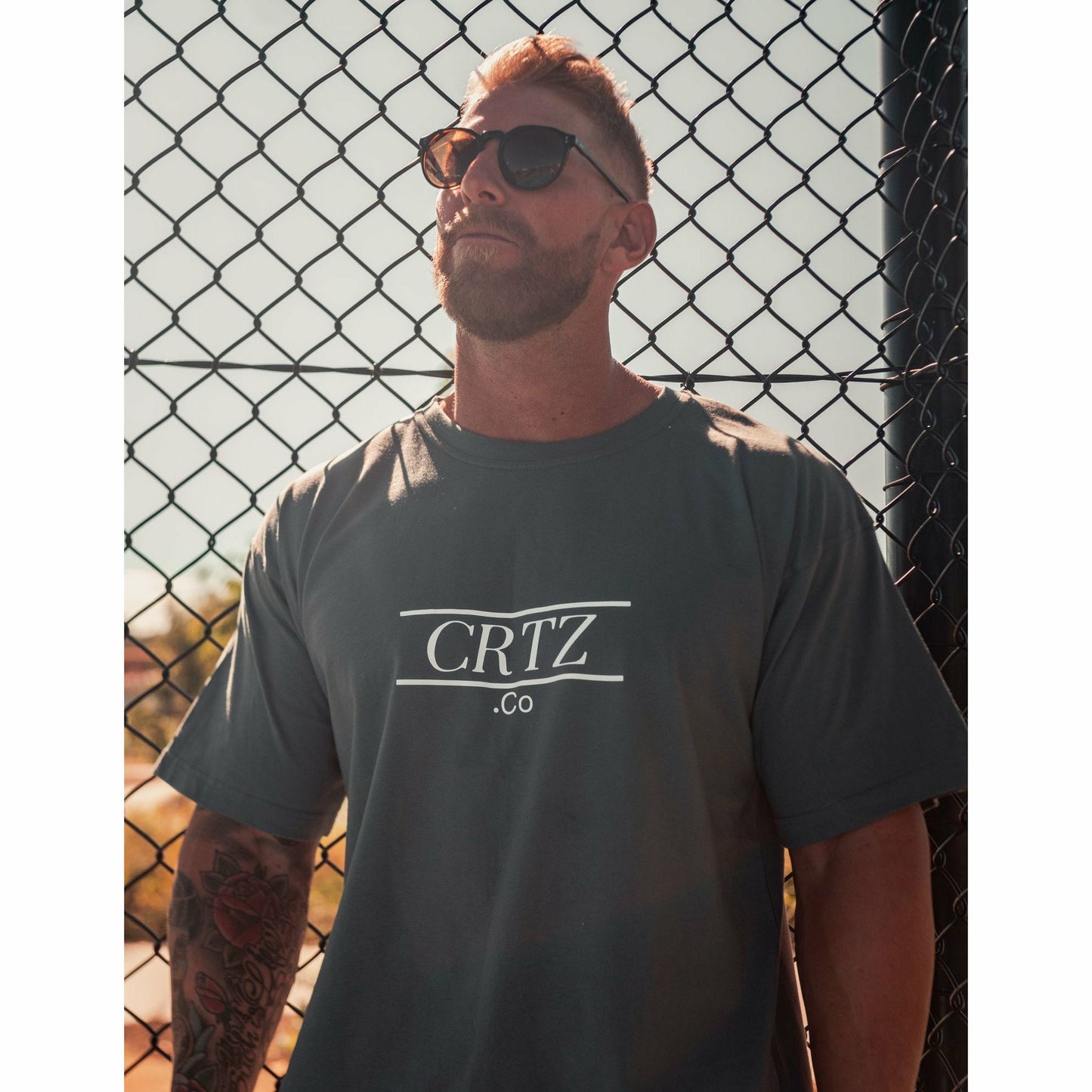 Charcoal Oversized Lifestyle T-Shirt