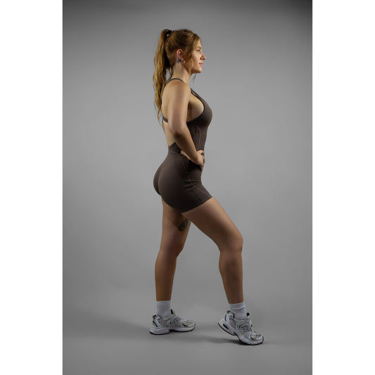 EMPOWERED ONE PIECE - BROWN