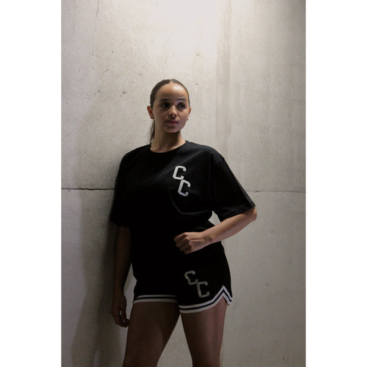 Black Unisex Dunk Oversized T-Shirt