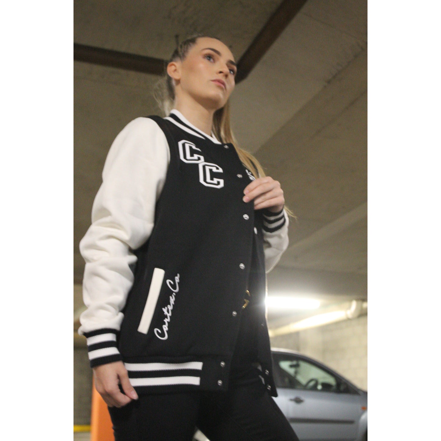 Black Champions Varsity Jacket