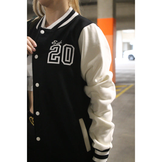 Black Champions Varsity Jacket